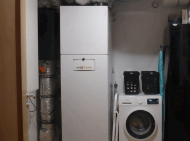 Viessmann Vitotres 343 Wärmepumpe im Passivhaus